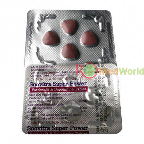 Vardenafil & Dapoxetine (Snovitra Super Power)